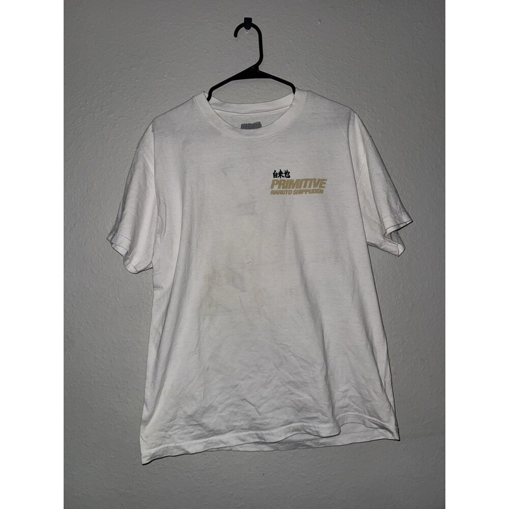Primitive x Naruto Shippuden Jiraiya Graphic T-Shirt White Mens Large